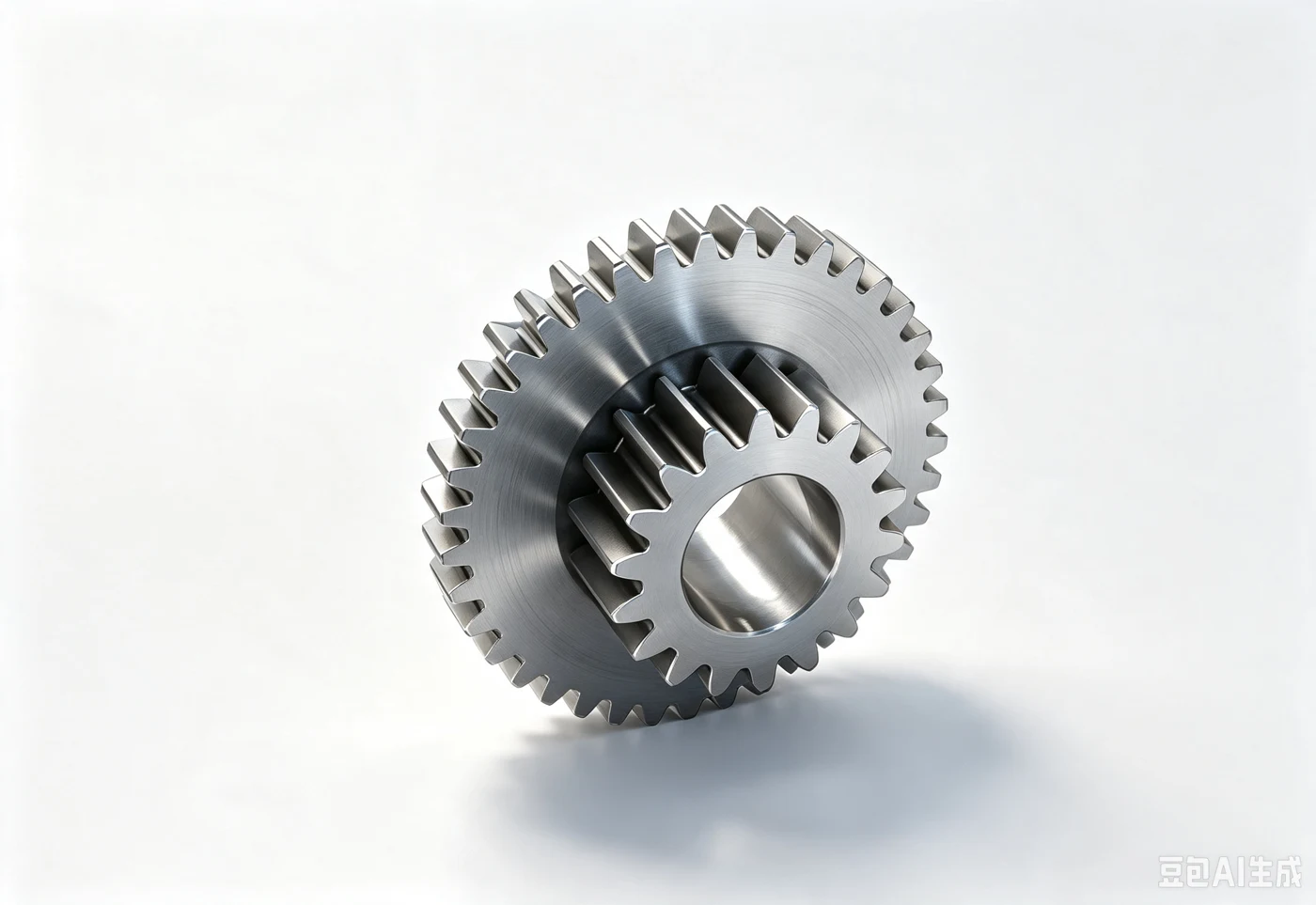 Drive gear with a spline bore